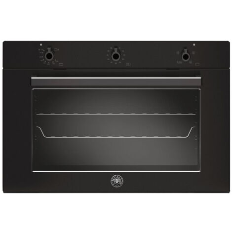 Bertazzoni F905PROGKN. Dimensione del forno: Largo, Tipo di forno: Forno a gas naturale, Capacità interna forno totale: 88 L. Posizionamento dell'apparecchio: Da incasso, Colore del prodotto: Nero,...