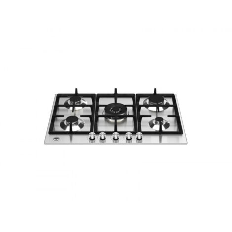Bertazzoni La Germania P755CLAGX. Colore del prodotto: Acciaio inox, Posizionamento dell'apparecchio: Da incasso, Dimensione della larghezza del piano cottura: 75 cm. Bruciatore piccolo: 1000 W, Br...