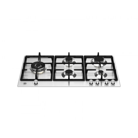 Bertazzoni La Germania P905LLAGX. Colore del prodotto: Acciaio inox, Posizionamento dell'apparecchio: Da incasso, Tipo di piano cottura: Gas. Tipo di controllo: Manopola, Posizione di controllo: Fr...