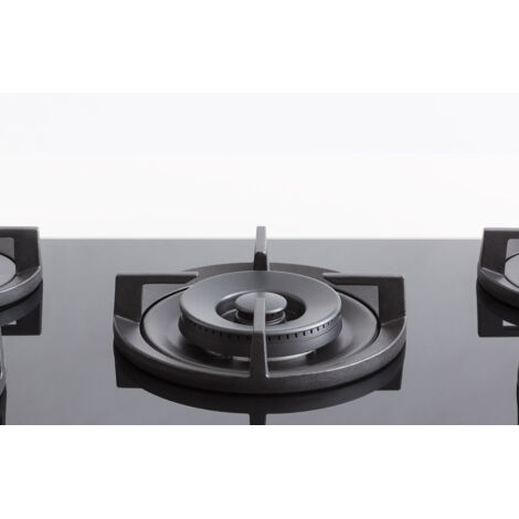Bertazzoni P755CPROGNE piano cottura Nero Superficie piana 75 cm Gas 5 Fornello(i)