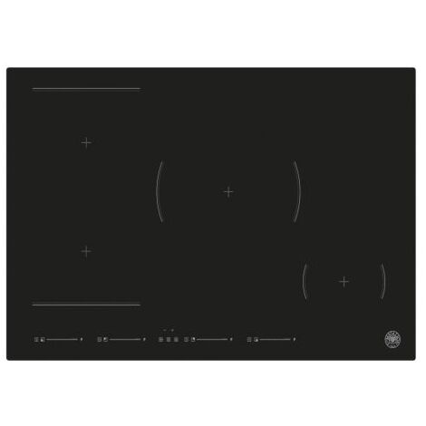 Bertazzoni P784I1M30NVS. Colore del prodotto: Nero, Posizionamento dell'apparecchio: Da incasso, Dimensione della larghezza del piano cottura: 78 cm. Tipo di controllo: Touch, Posizione di controll...
