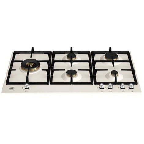 Bertazzoni P905LHERAX piano cottura Bianco Da incasso 90 cm Gas 5 Fornelli
