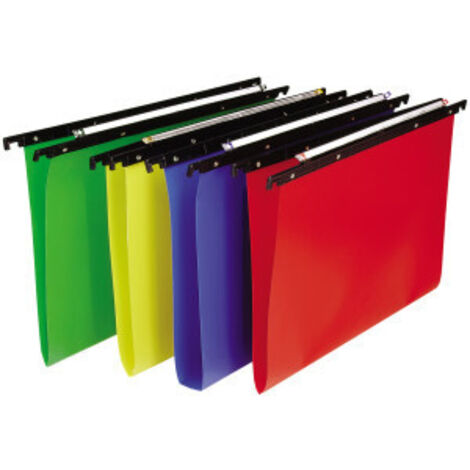 Bertesi Cartesio PP cartella sospesa e accessorio A4 Polistirolo Blu 25 pz