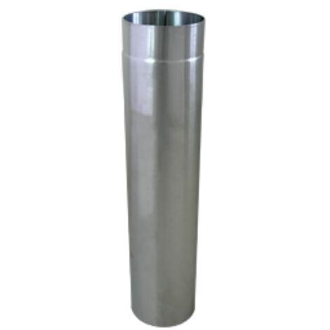 Bertrams Abgasrohr aus Aluminium DN 150 Länge 500mm gefalzt