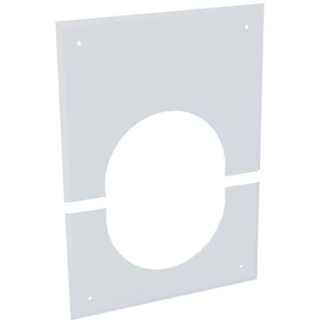 Bertrams LAS Wandblende 2-teilig DN 80/125