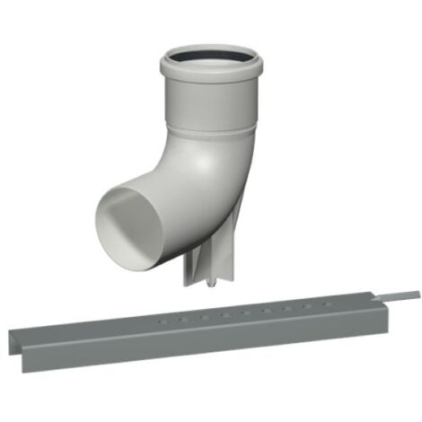 Bertrams Polyline EW Befestigungsset 40BS110 Stützbogen mit Auflageschiene, DN 110
