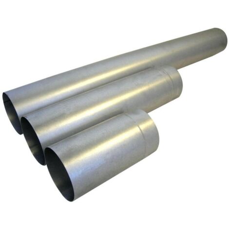 Bertrams Rauch- und Abgasrohr zylindrisch gefalzt FAL Länge 500mm DN 130