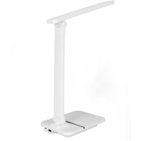 Berührungsempfindliche LED-Schreibtischlampe mit 3 Helligkeitsstufen und verstellbarem Schwenkmechanismus zum Lesen und Arbeiten.