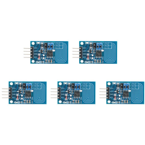 Berührungsempfindlicher PWM-LED-Schalter – 5 Stück, kapazitives Dimmmodul, 2,4–5 V, Touch-Steuerung