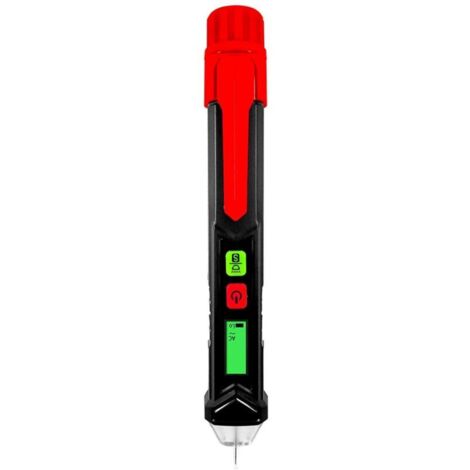 Berührungsloser Spannungsprüfer mit LED-Sicherheitswarnung, akustischem Signal, multifunktionaler Stift zur Erkennung induktiver Stromkreise, 48–1000 V Wechselstrom