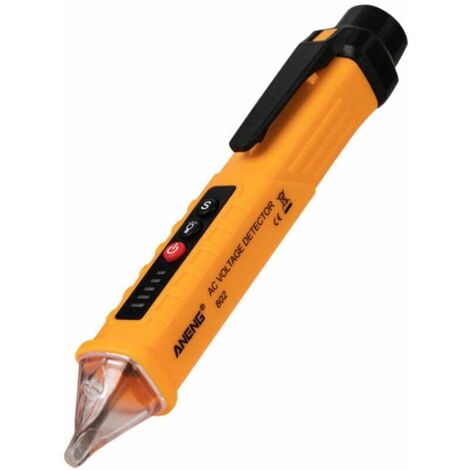 Berührungsloser Wechselspannungsdetektor, 12V-1000V, Gelb