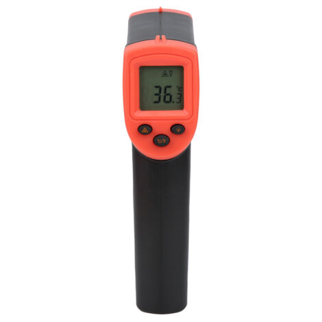 Berührungsloses digitales Infrarot-Thermometer mit LCD-Display (rot)