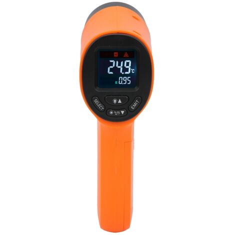 Berührungsloses Infrarot-Temperaturmessgerät – Tragbares Thermometer HW550 (Orange)