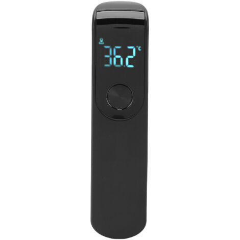 Berührungsloses Infrarot-Thermometer – Tragbares digitales Stirnthermometer für Zuhause und Hotels – Schwarz