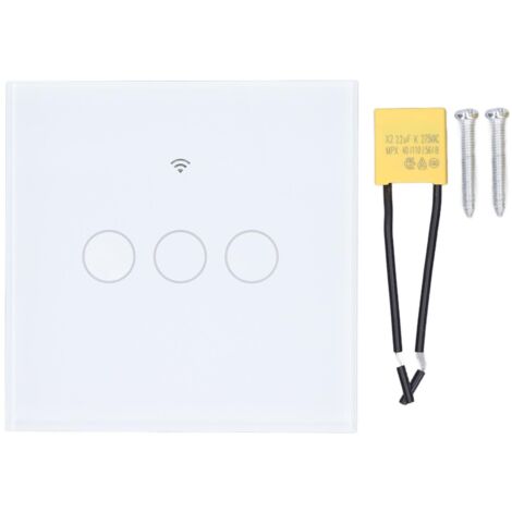 Berührungsschalter mit 3 WLAN-Modulen, RF433, Sprachsteuerung, Timerfunktion, 80–260 V