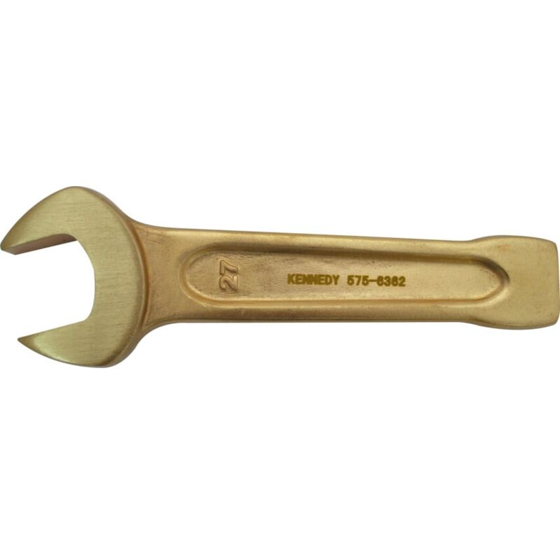 27MM Spark Resistant O/End Slogging Wrench Be-Cu - Kennedy