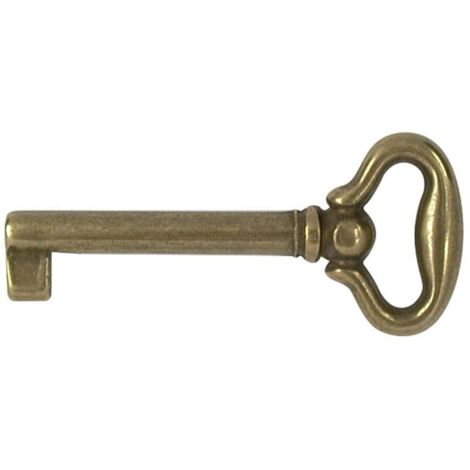 BESANA llave clasica laton ventaglio cuero l48 , 0UNIDADES