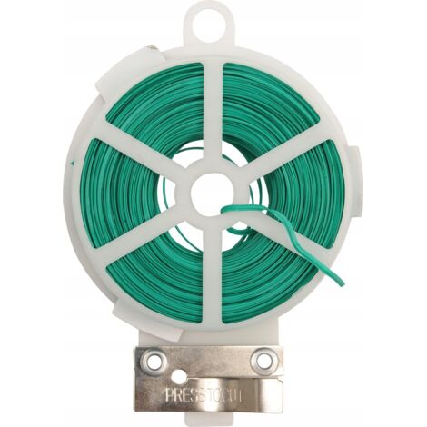 BESCHICHTETER GARTENDRAHT 30M MIT SCHNEIDER - W-88805