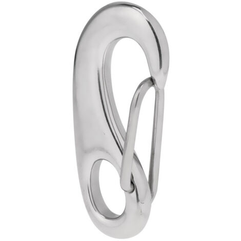 Beschläge aus Edelstahl 304/316, ovale Haken, verschiedene Ausführungen erhältlich, Seilschlaufe aus Edelstahl 304 für Outdoor-Sportarten – 100 mm