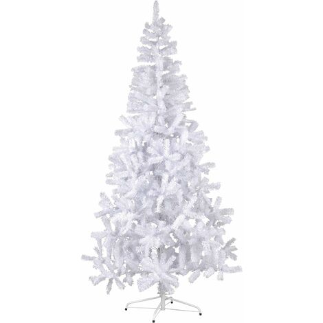 Beschneiter Weihnachtsbaum ,Canadian', weiß, outdoor, 210cm