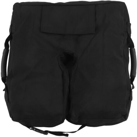 Beschwerter Sack für Sonnenschirmständer, große Öffnung, wasserdicht und stabil, ideal für Gärten, Terrassen und Camping im Freien.