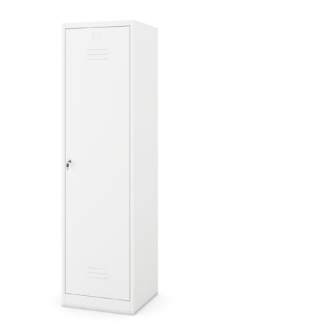 Besenschrank Haushaltsschrank AGNES, 500 x 1850 x 500 mm, weiß