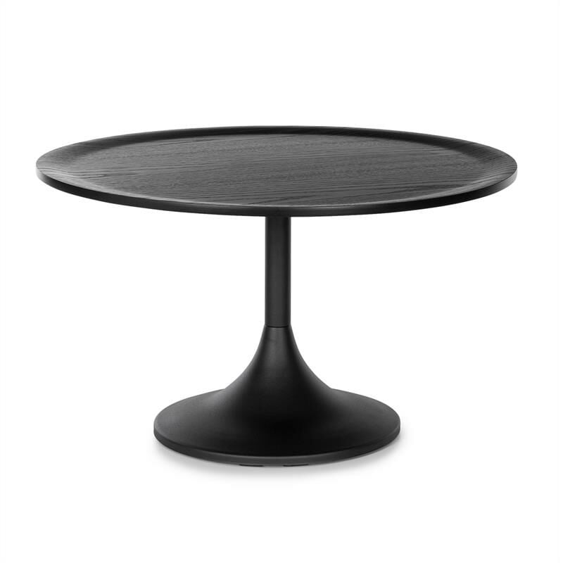 Besoa - Big Visby Table basse 70 x 41,5 cm (ØxH) bois multiplex & métal