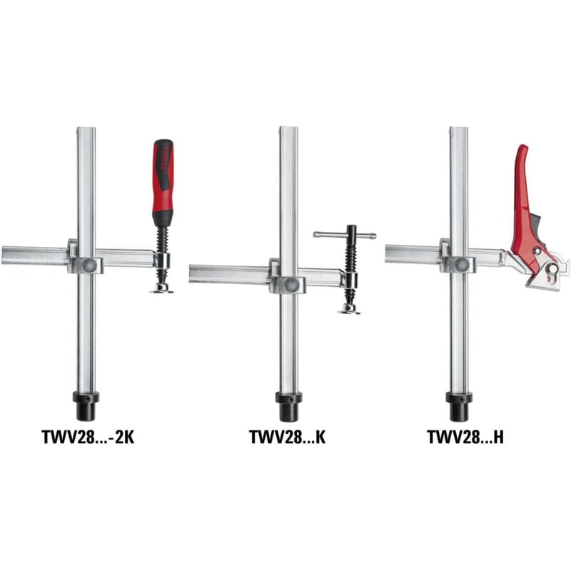 Elément de serrage pour tables de soudage avec longueur de travail variable TWV16K Bessey TWV16-20-15K