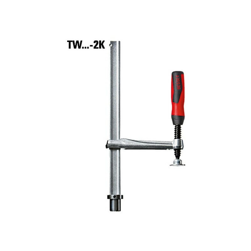 Eléments de serrage pour tables de soudage tw avec poignée bi-matière 300/140 mm - TW28-30-14-2K - Bessey