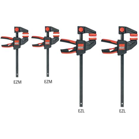 Bessey EZM-EZL-SET - Juego de 4 tornillos de apriete - herramienta profesional duradera, calidad garantizada, envío en 24h