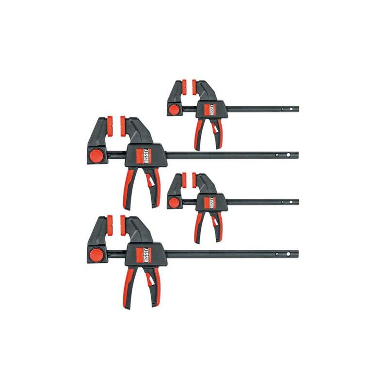 Bessey - ezm-ezl-set One Handed 4Pce Clamp Set