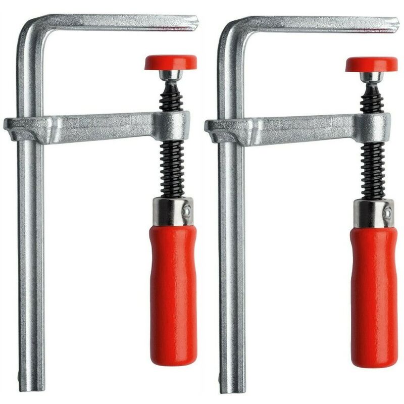 Guide Rail Plunge Saw Steel Table Clamps gtr 120/60 BE104908 Twin Pack - Bessey