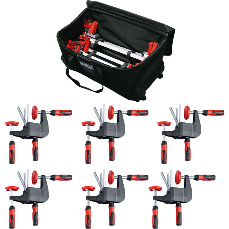 Kit d'entretoises de mandrin de porte tu-set ( 6x entretoises de mandrin de porte tu + sac de transport + 6x TFM-2K) - Bessey