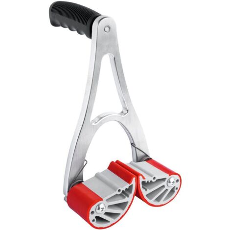 Bessey – Porte-plaques 75kg – Largeur de serrage 10-65mm – Étrier aluminium avec capuchons plastique – Pour transport sécurisé de panneaux