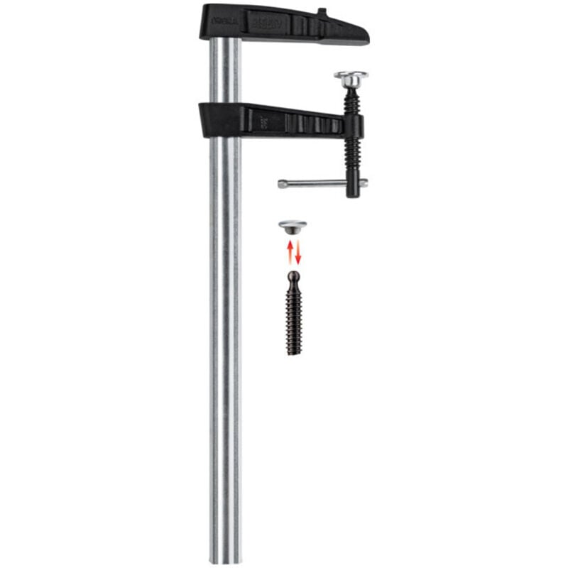 Bessey - Presse à vis en fonte malléable tgk avec poignée à garrot