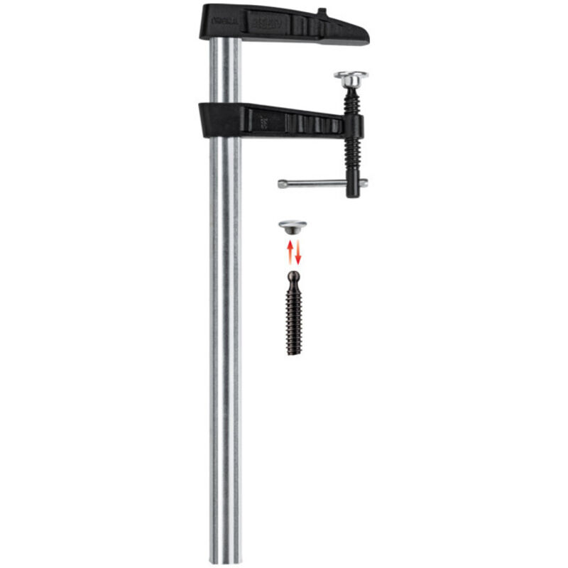 Vis de serrage avec mâchoires en fonte grise tgk-k 500 mm Bessey TGK50K