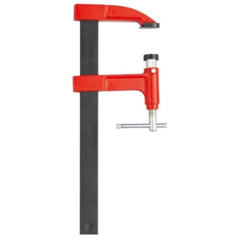 Bessey – Serre-joint à pompe 1200 mm – Capacité de serrage jusqu'à 10 000 N – Saillie 80 à 150 mm – Rail en acier laminé traité - LA120
