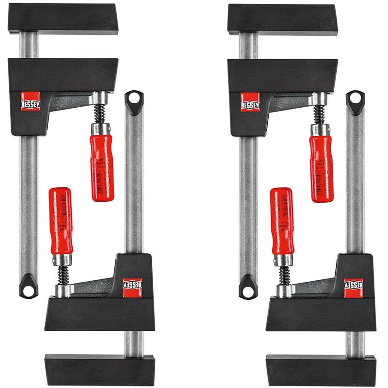 Uni Clamp UniKlamp UK30 Large Contact Area Parallel Jaws 300/80 X4 - Bessey