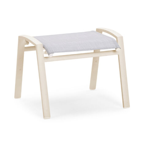 Best Cavalese Hocker Gartenhocker für Klappstuhl Sand 59 x 51 x 45 cm