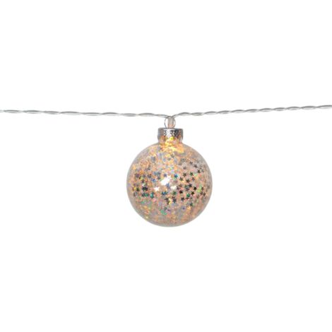 Best Season LED-Lichterkette 'Glitter', w/w LED, Batt. Timer