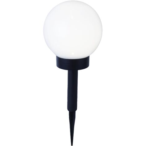 Best Season LED-Solar-Kugel, Ø 15 cm, Akku inkl., Weiß