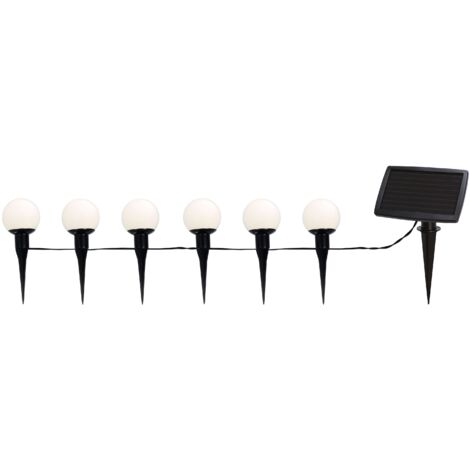 Best Season LED-Solarlichterkette Balls Combo 6-teilig warmweiß