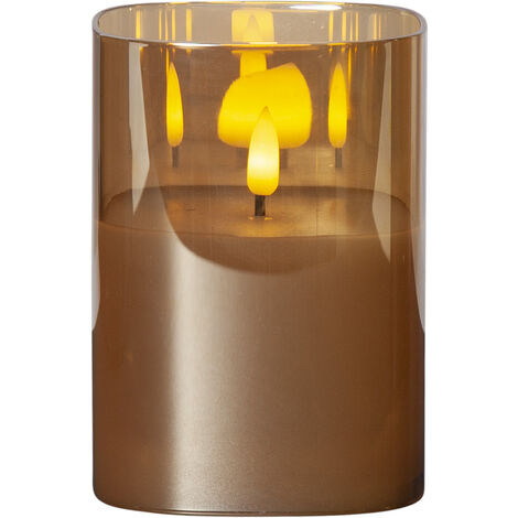 Best Season LED-Windlicht 'Flamme', bewegende Flamme,Bernstein
