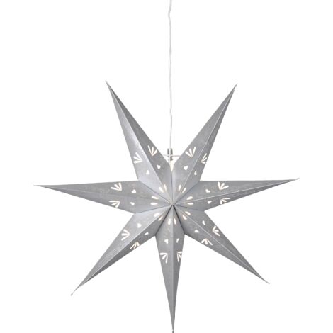 Best Season Papierstern Metasol, 70 cm Durchmesser, silber