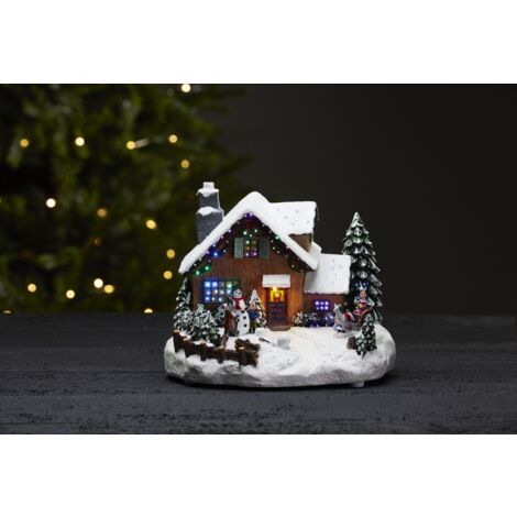 Best Season Winterville LED-Weihnachtszene, Kunststoff
