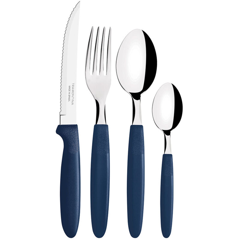 Tramontina Besteckset Ipanema 25 Teile Mit Griff Blau