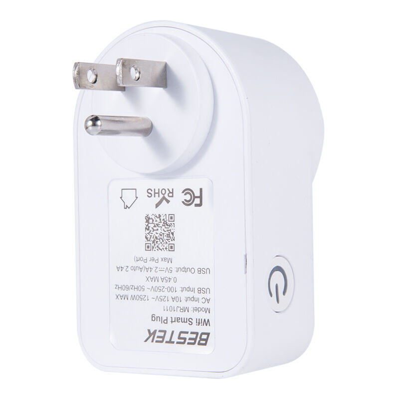 BESTEK MRJ1011 Wifi Smart Plug Compatible with Alexa & Google Home Automation Module Wireless Remote Control Light Switch Wifi Intelligent Socket for