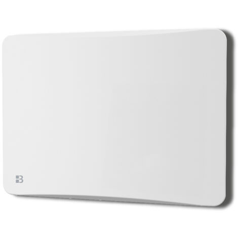 Bestherm OVEO radiador eléctrico fijo cerámico horizontal plug & play 1000W inercia seco blanco (sin enchufe)