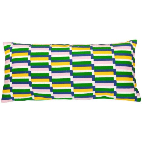 Besticktes Kissen Disso 35x75cm - Atmosphera créateur d'intérieur