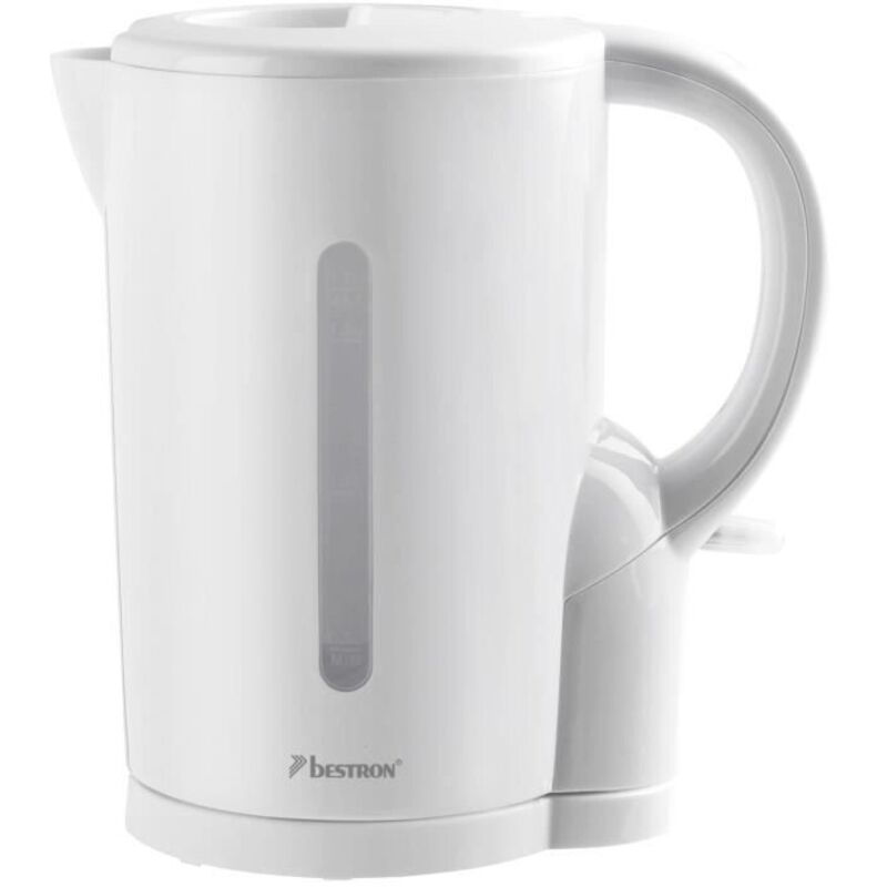 BESTRON Cuisini&egrave;re &agrave; eau 2200 watts camping 1,7 litre chauffe-th&eacute; chauffe-eau blanc  AWK1101W